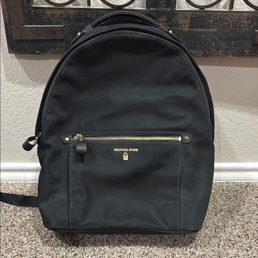 Michael Kors Black Nylon Backpack